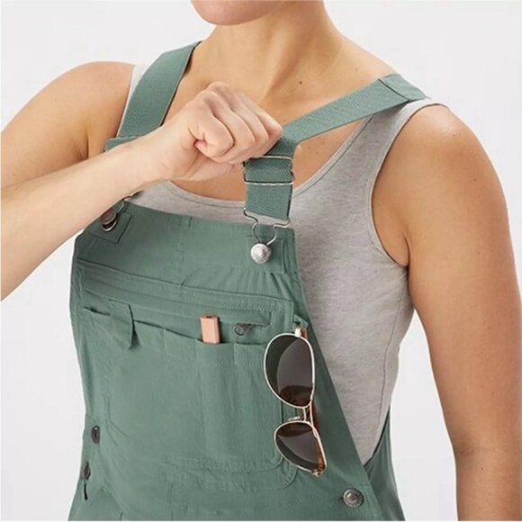 Duluth Trading Sage Green Heirloom Gardening Overalls in Women's XXL - Picture 5 of 15